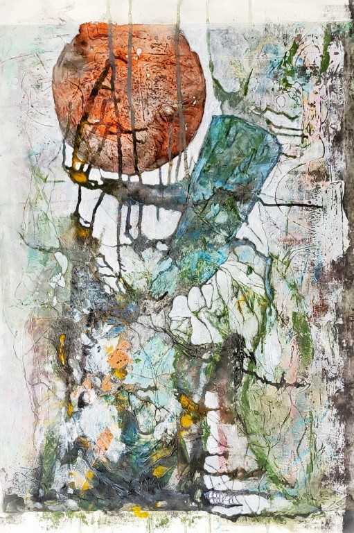 50x70, mixed media auf papier